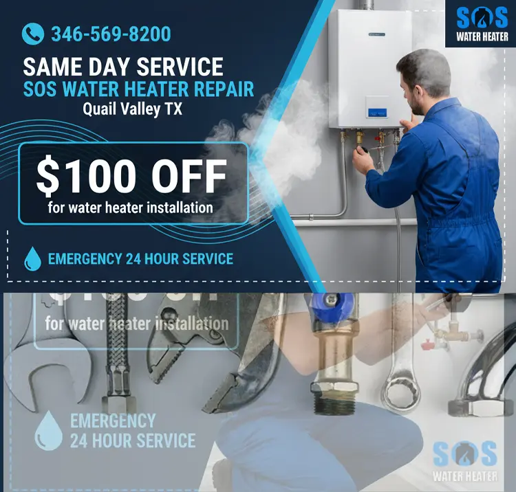 SOS Water Heater Quail Valley offer